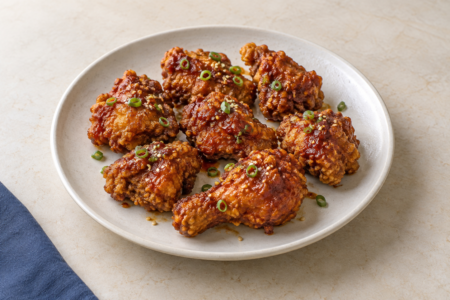 Korean Fried Chicken — AI-generated food illustrations.